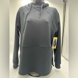 New women’s 32 Degree Heat scuba hoodie.‎ Size small Black   Pit to pit 20